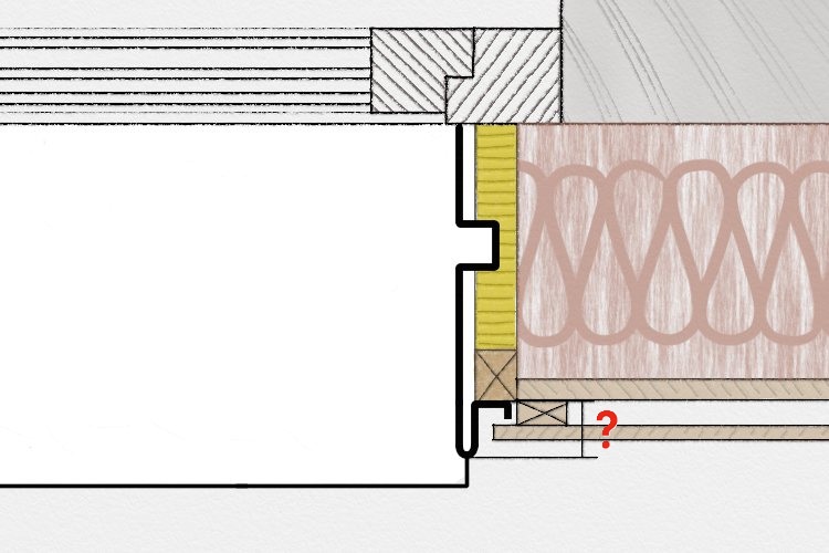 Abstand zu Anschlag Schalung horizontal Darstellung