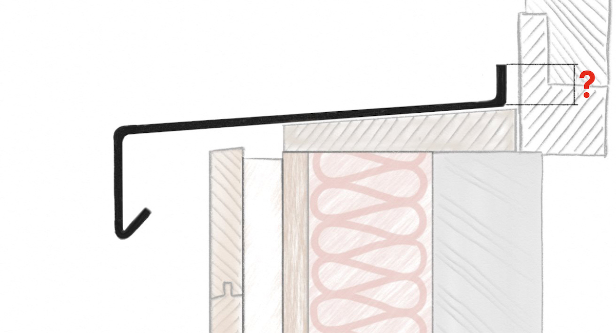 Aufbordung hinterlüftet Darstellung